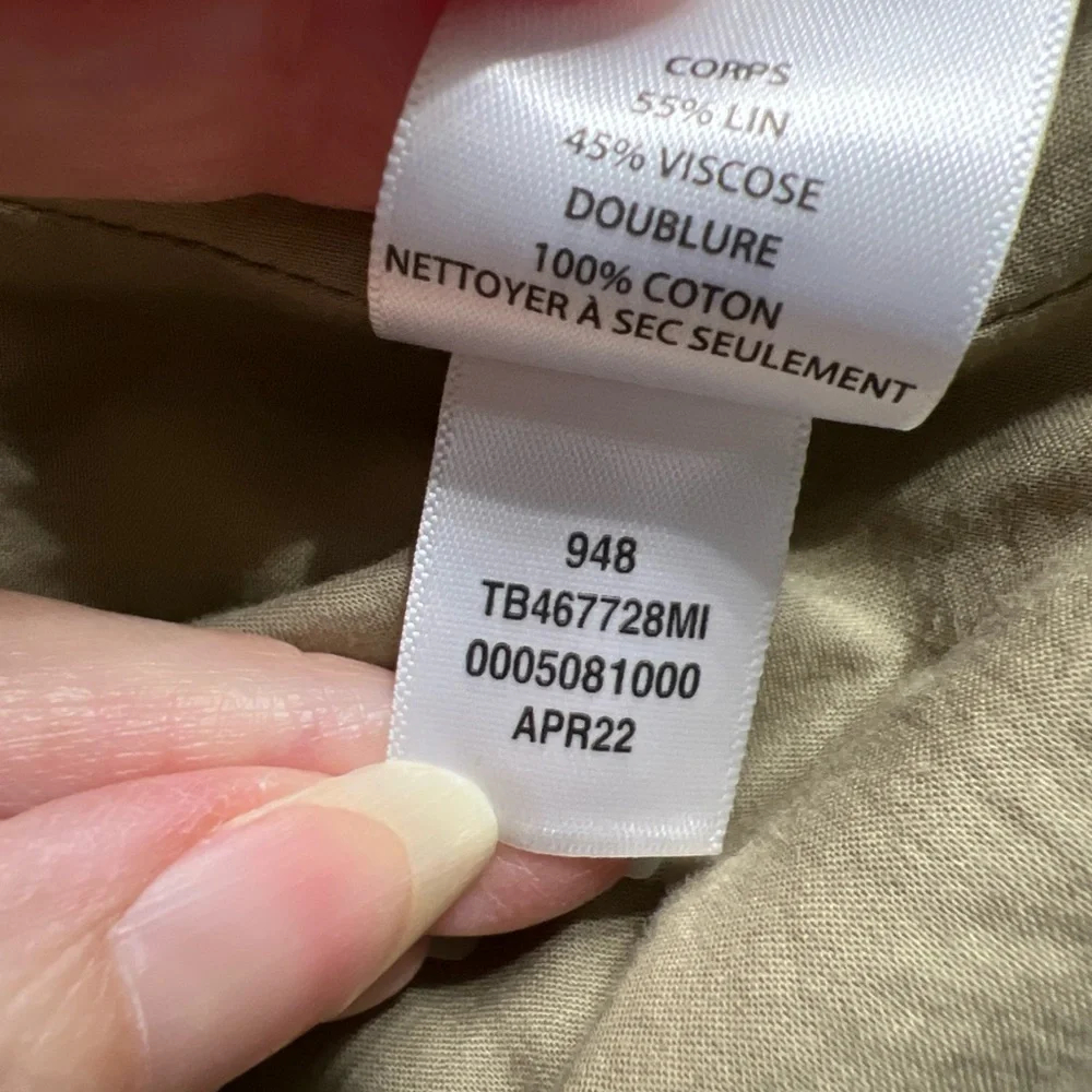 TREASURE & BOND Olive Green Blazer Jacket - Picture 9 of 9